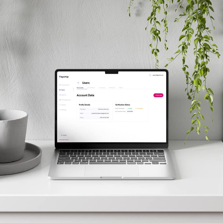 PayChip — Admin Platform for Digital Payment Operations