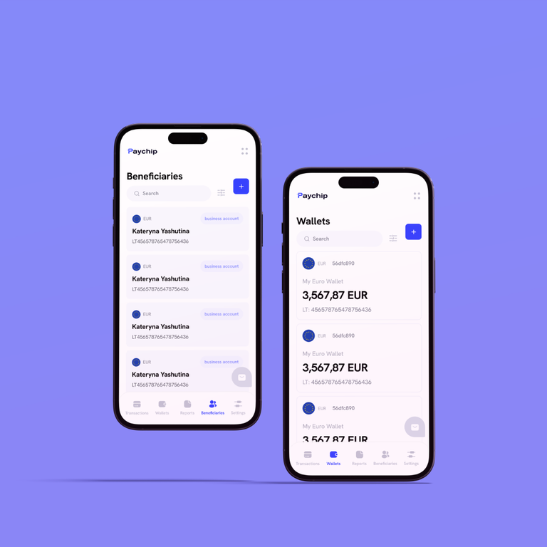 PayChip — Mobile App for Accounts, Cards, and Global Payments