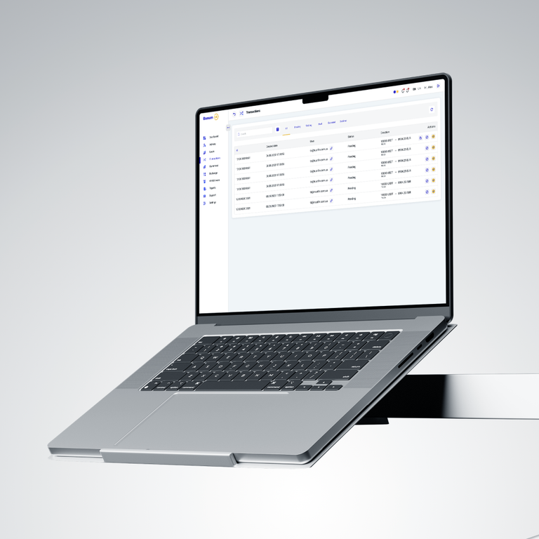 Bonum 24 — Admin Panel for a Crypto-to-Fiat Exchange Platform