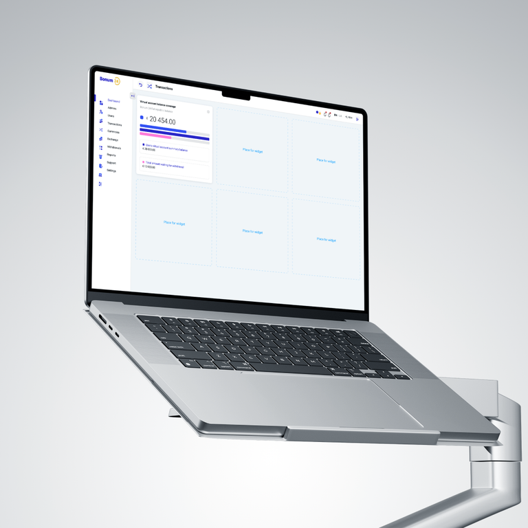Bonum 24 — Admin Panel for a Crypto-to-Fiat Exchange Platform