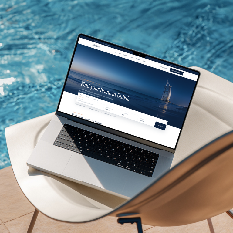 Find Your Home in Dubai — лендинг недвижимости в Дубае