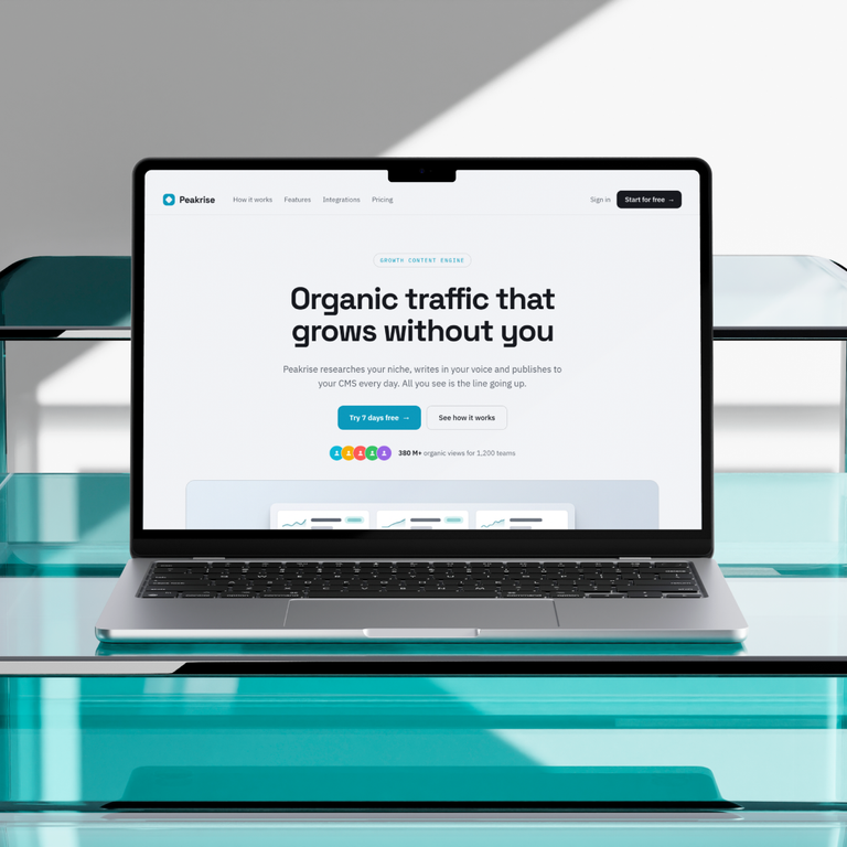 Organic Traffic — сайт сервиса органического SEO-роста