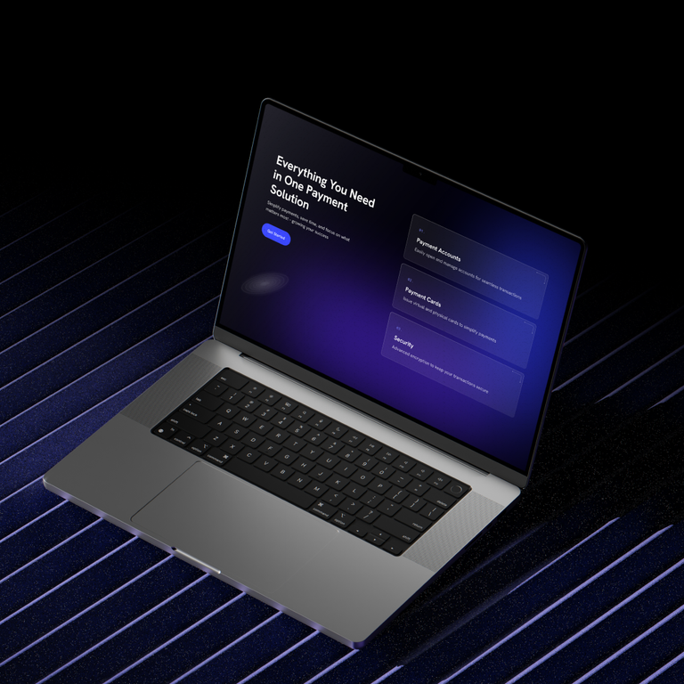 Paychip — Fintech Website for Payment Accounts and Cards