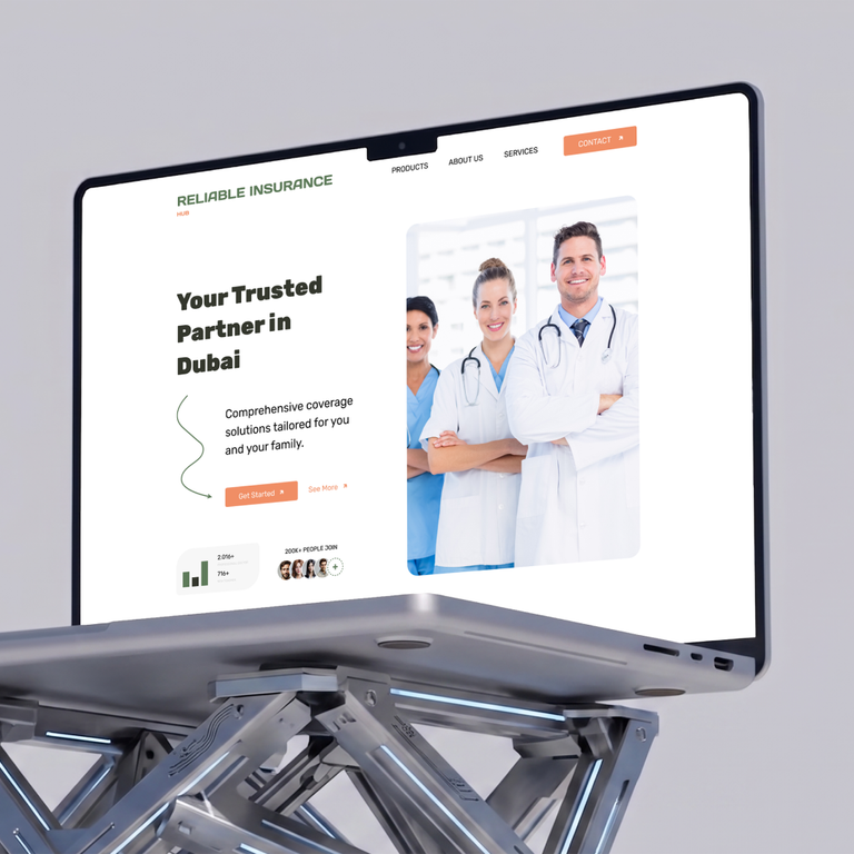 Reliable Insurance Hub — Insurance Services Website for Dubai