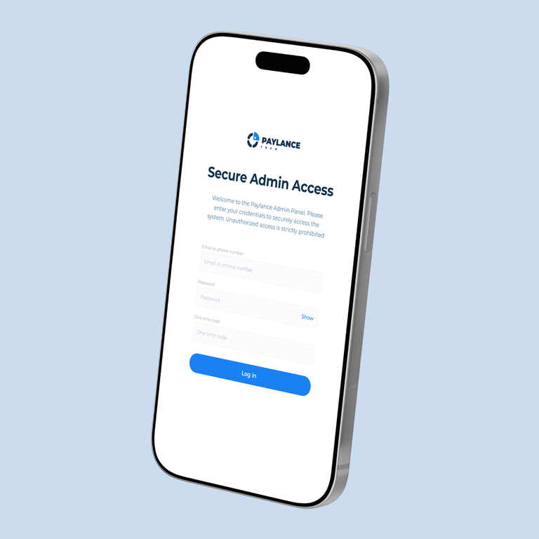 Paylance — Admin Platform for White-Label Fintech Operations