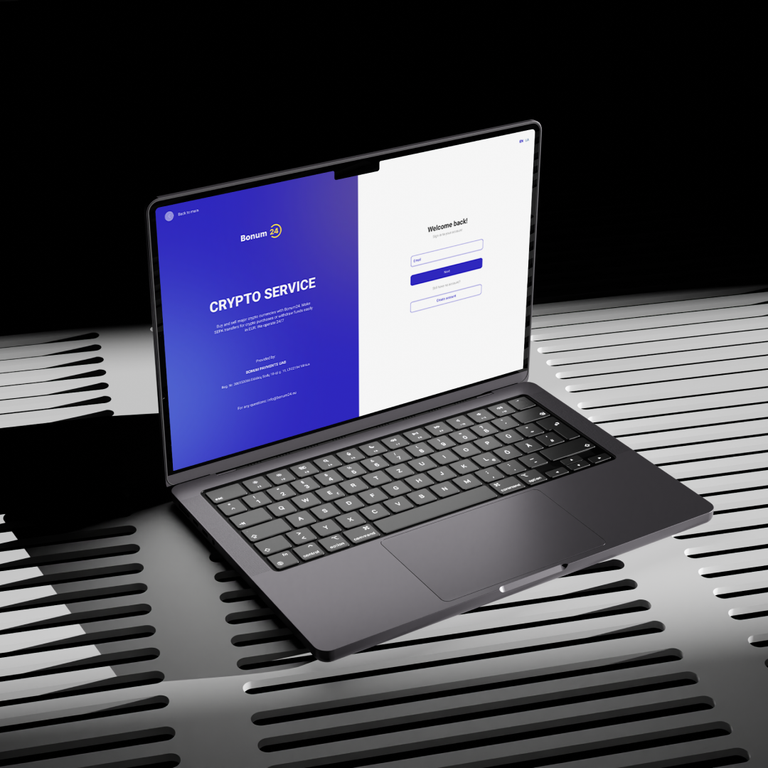 Bonum 24 — Client Platform for Crypto-to-Fiat Exchange