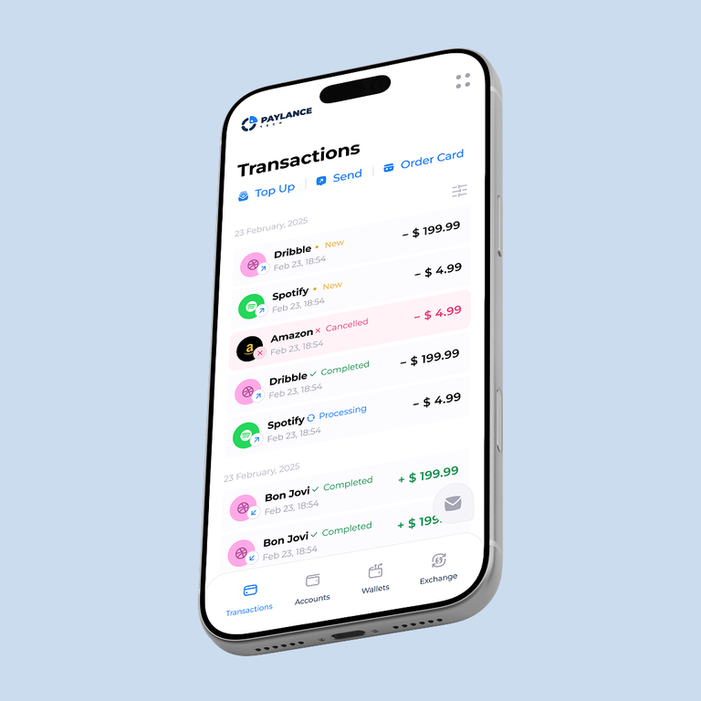 Paylance — White-Label Digital Banking Mobile App