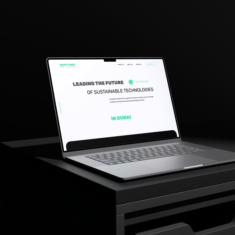 NextGen EcoSystems — Green Technology Website for Dubai