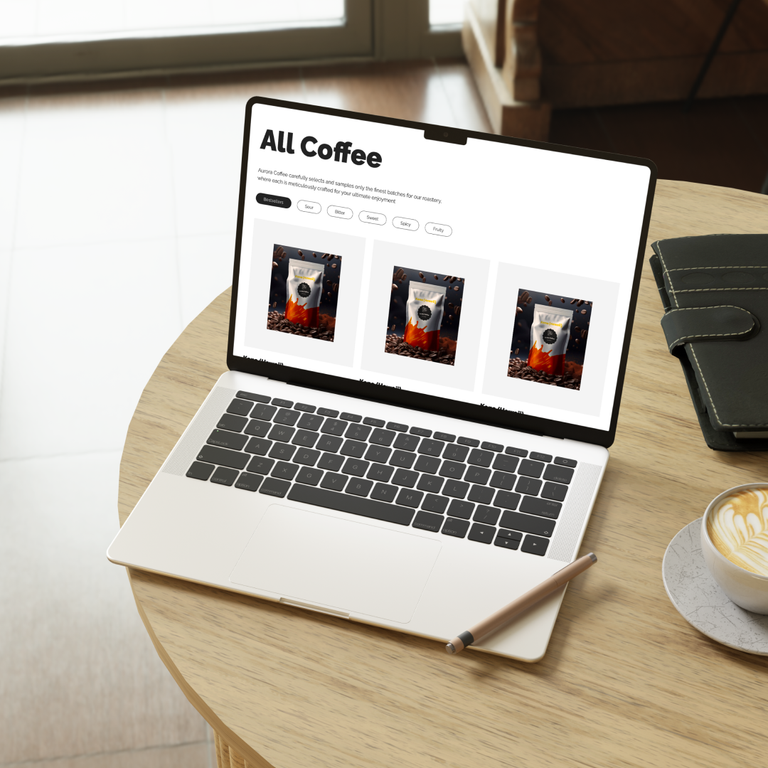 Aurora Coffee — Custom Website for a Specialty Coffee Brand