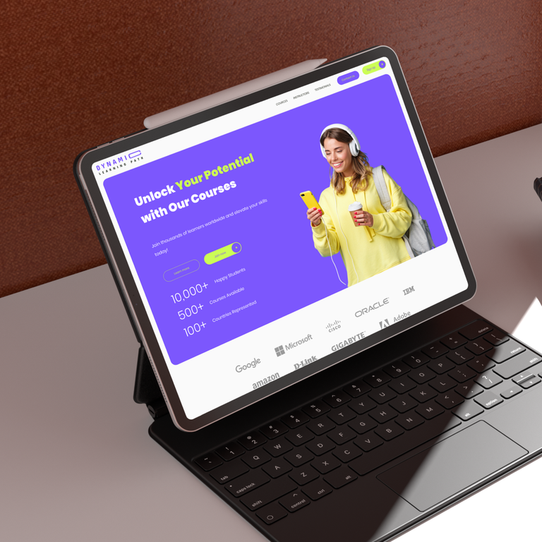 Dynamic Learning Path — Online Education Platform Website