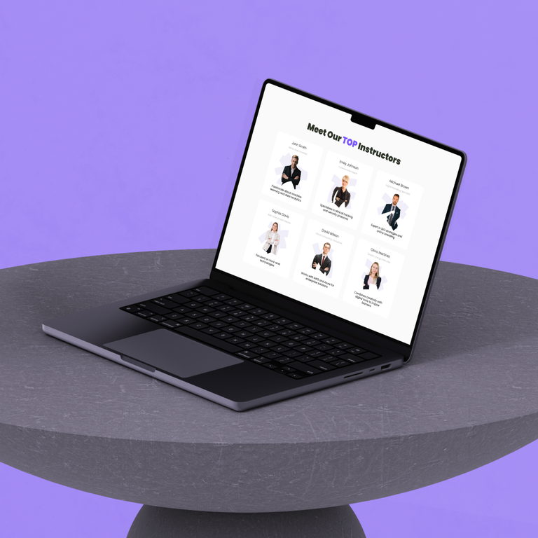 Dynamic Learning Path — Online Education Platform Website