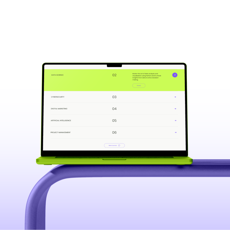 Dynamic Learning Path — Online Education Platform Website
