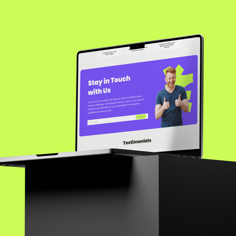 Dynamic Learning Path — Online Education Platform Website